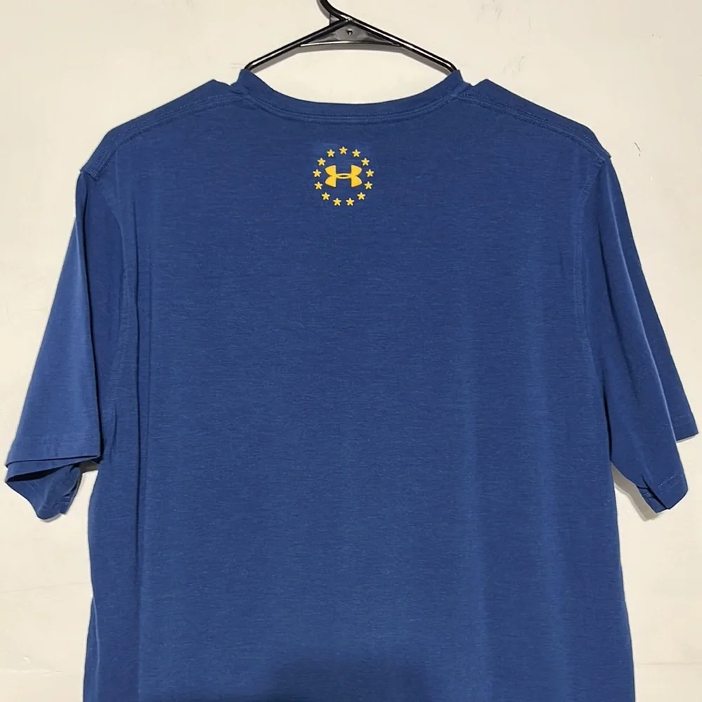 Under Armour United States of America Graphic Cotton Loose Fit Tee Shirt Size M - Picture 5 of 5